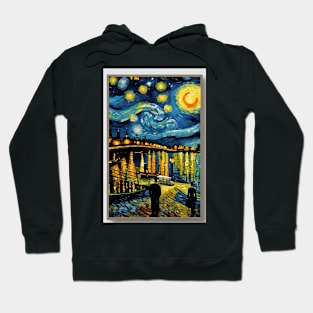 New York in starry night style Hoodie